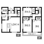 宝木メゾネットⅡの間取り画像