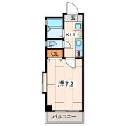 アールブラン生田の間取り画像