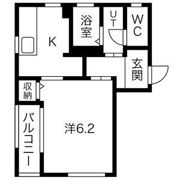 サンプレマハイツの間取り画像