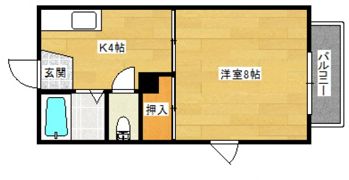 クレアトール高屋 A棟の間取り画像