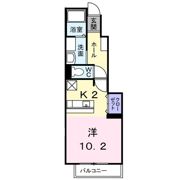 ハイツ コンチェルトBの間取り画像