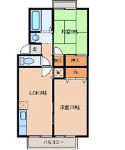 ベルパークKの間取り画像