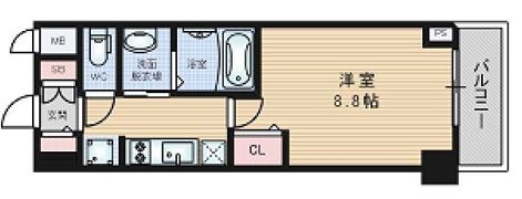 MJC神戸ハーバーウエストの間取り画像