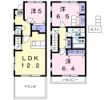 香西北町タウンハウスB棟の間取り画像