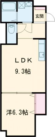 エスポワール有福の間取り画像