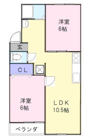 HILLS観音寺WESTの間取り画像