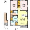 クローバーヒルズ Aの間取り画像
