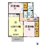 ユリウス ABの間取り画像