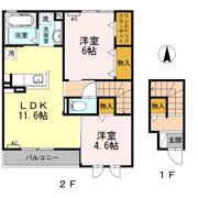 ボヌールの間取り画像