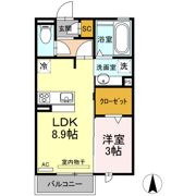 セジュール潮崎の間取り画像