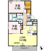 グランコムメゾン小串の間取り画像