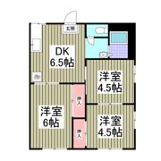 エルメゾン月見の間取り画像