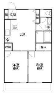 ベルステージⅠの間取り画像