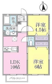 ハイムしょうぶ園の間取り画像