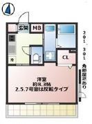 プロスペリタ大宮Nの間取り画像