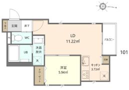 シャルマン今宿の間取り画像