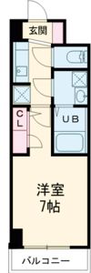 S-RESIDENCE高井田Central（セントラル）の間取り画像