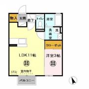 バローネ・イーストの間取り画像