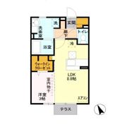 ハピネスの間取り画像