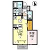 クレセールNの間取り画像