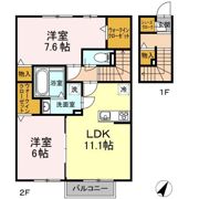 セジュールウィットの間取り画像