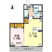 カーサ日向が丘 A棟の間取り画像