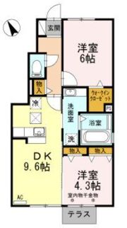 ZILLION B棟の間取り画像