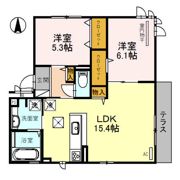アンジュールの間取り画像