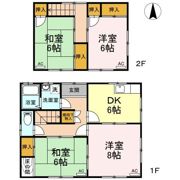 三門荘舩橋 Ⅰ棟 Ⅰ棟-1の間取り画像