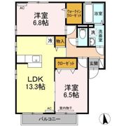セジュール マホロ B棟の間取り画像