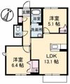 フラワーランド E棟の間取り画像