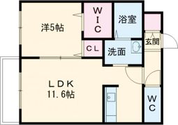 エレガント真々地の間取り画像