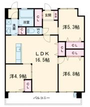 LEGEND157の間取り画像