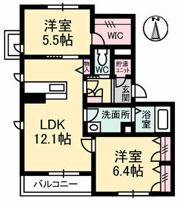 リラフォートManaの間取り画像