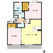 シャンポール小碓の間取り画像