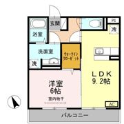 エスポワール祇園Aの間取り画像