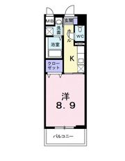 アベニール国立の間取り画像