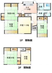 大洲2丁目貸家の間取り画像