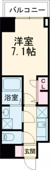 S-RESIDENCE高井田Central（セントラル）の間取り画像