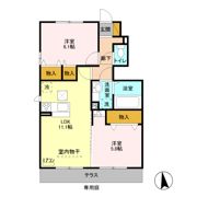 サダル・スウド Bの間取り画像