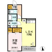 サウスコートの間取り画像