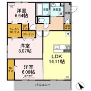アムールパレスの間取り画像