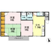 ツインクル中田の間取り画像