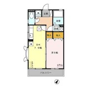 ハイム九曜 Ⅱの間取り画像