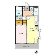 ハイム九曜 Ⅲの間取り画像