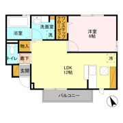 ハーベストヴィラージュ本中山の間取り画像