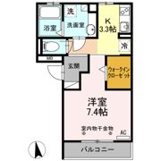 アーネスト イン ダイヤの間取り画像