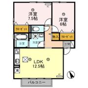 サンシャイン湖舟 B棟の間取り画像