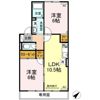 ヴィラ西福原 B棟の間取り画像