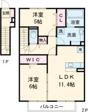 ランジェ ユイの間取り画像